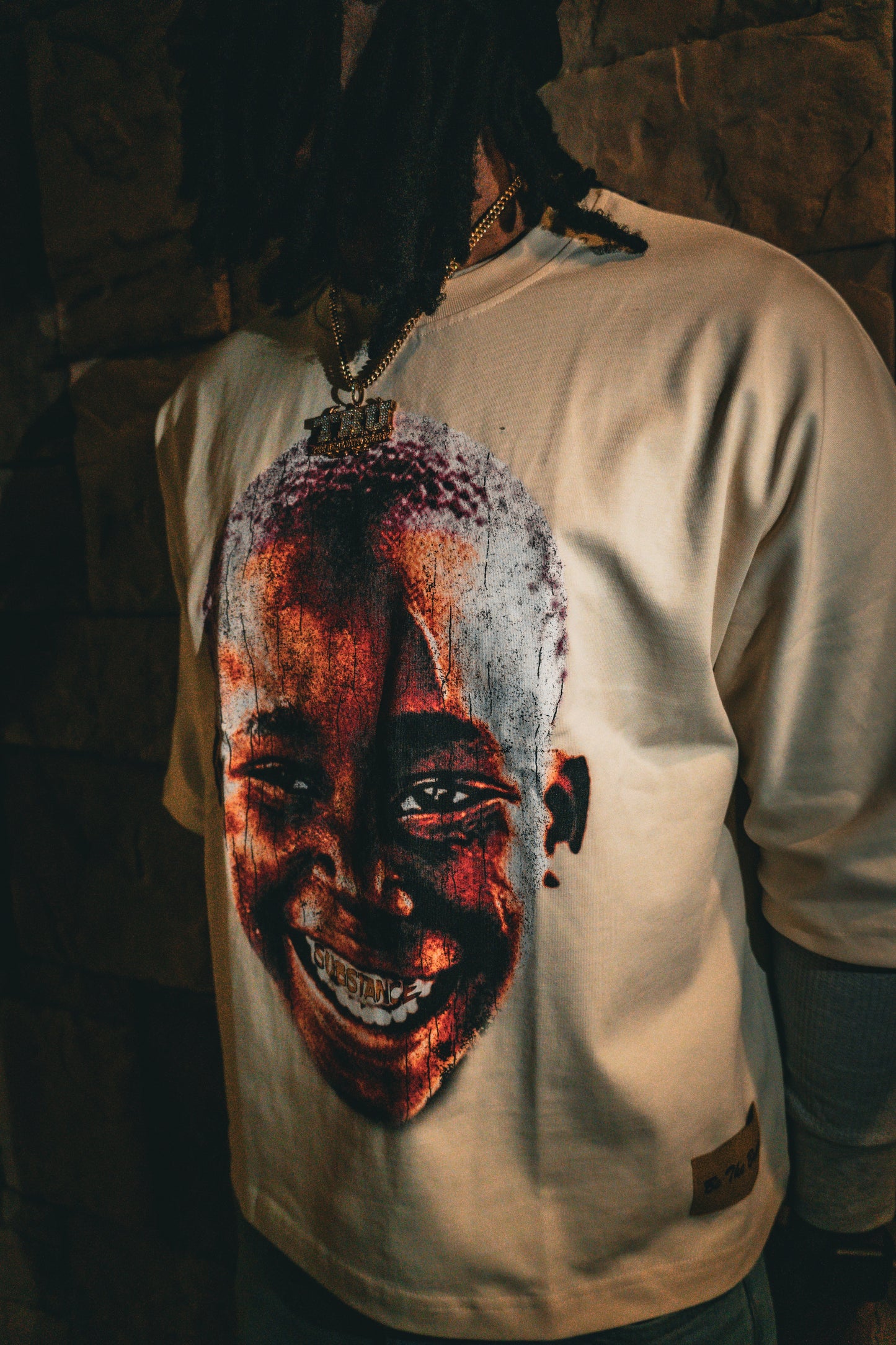 "Be The Brand" cropped tee