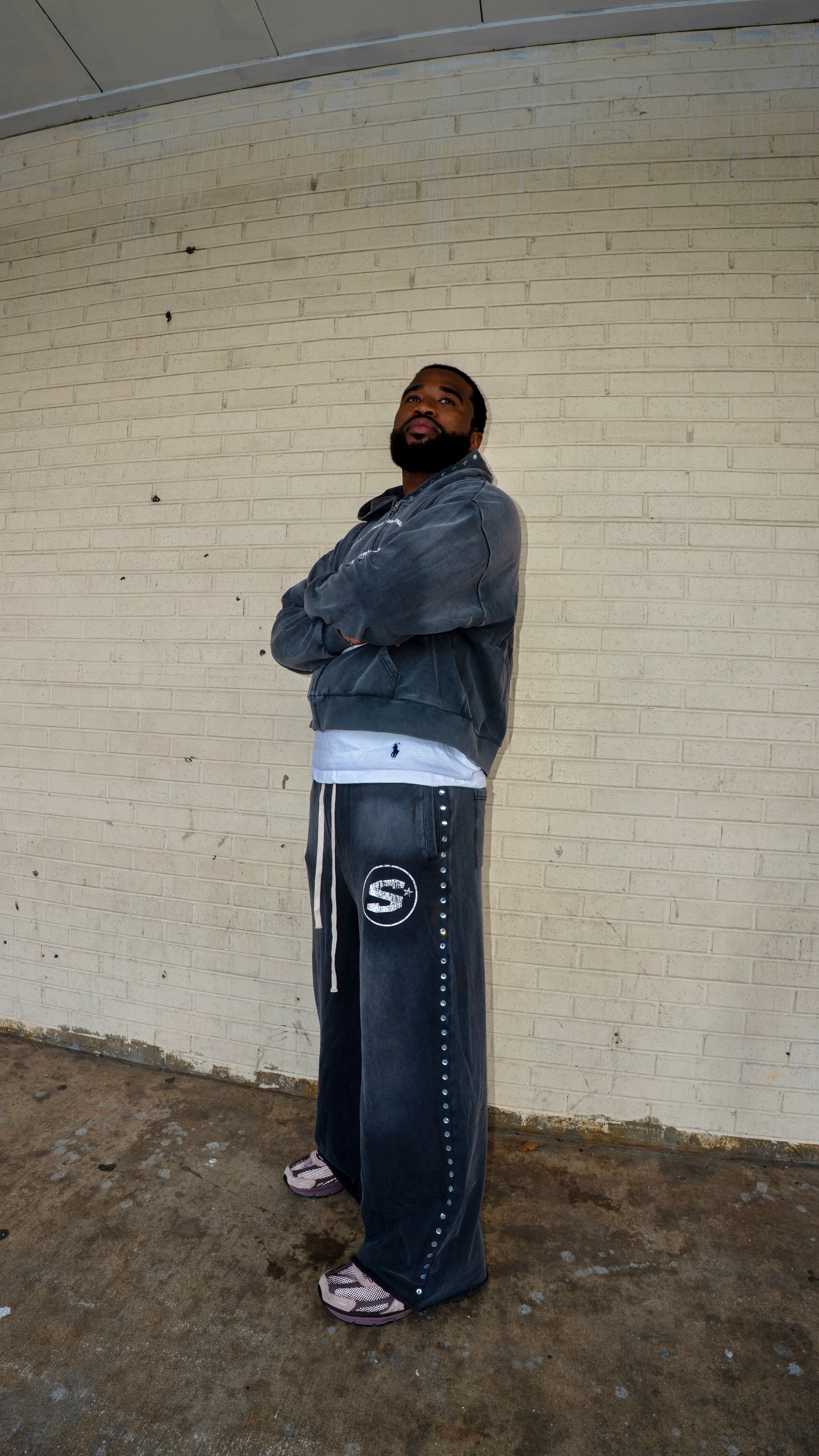 Substance wide leg sweat pants